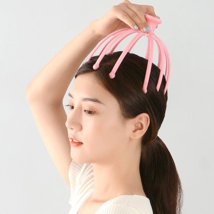 Máy mát xa đầu COD Máy mát xa da đầu 12 ngón tay Máy gãi đầu để giảm đau Chăm sóc đầu Massage Máy mát xa cơ thể Đầu bạch tuộc Máy mát xa da đầu Thiết bị cổ Giải phóng căng thẳng Máy mát xa thư giãn