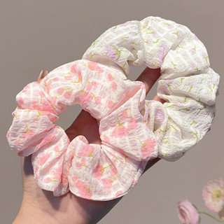 💕Dy💕Ngọt Ngào Hoa Scrunch Buộc Tóc Bóng Dây Buộc Tóc Dây Cao Su Tóc Đàn Hồi Cao Phụ Kiện Tóc