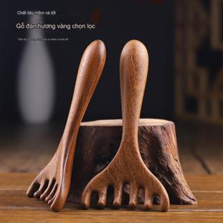 [Cod] Lược Massage 6 Móng Gỗ Đàn Hương Đầu Trị Liệu Da Đầu Lược Kinh Tuyến Sừng Tendon Cạo Mặt Lược Massage Chống Tĩnh Điện Tóc Trầy Xước Mắt Cầu Mũi Dụng Cụ Tiện Dụng