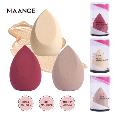 Mút Trang Điểm MAANGE Kèm Hộp Đựng Mút Xốp Trang Điểm M5853