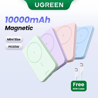Ugreen Từ Không Dây 10000mAh Powerbank Sạc dự phòng Power Bank 10000mAh phiên bản mới dung tích lớn chất lượng Cho iPhone 12 13 14 15 Pro Mini