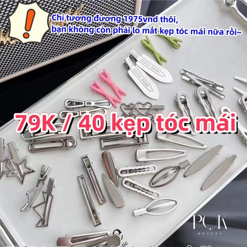 [Số lượng lớn và giá thấp] Kẹp tóc đẹp dành cho nữ, Kẹp tóc bangs, bạn có thể nhận được 40 kẹp tóc c