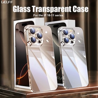 Ốp Điện Thoại Kính Claar Cho iPhone 16 pro max 15 plus 14 13 12 11 pro max Vỏ Trong Suốt Vỏ Cứng Chống Sốc