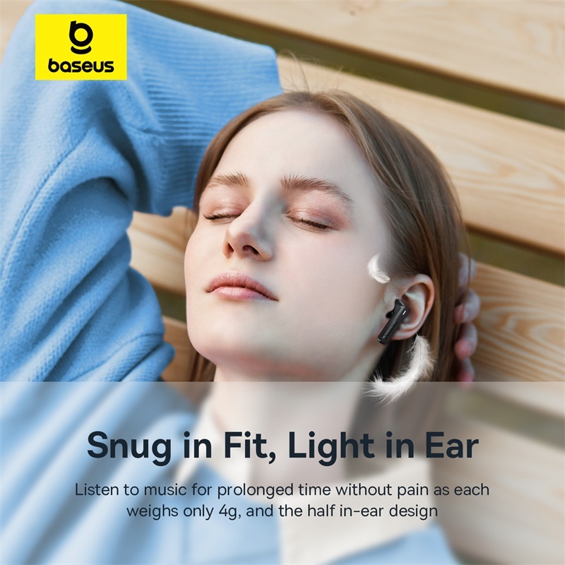 [Nhập mã CBBASEUS giảm 20K] BASEUS TWS E16 Tai Nghe Nhét Tai Không Dây Bluetooth 5.3  Chống Nước IPX4 30h | BigBuy360 - bigbuy360.vn