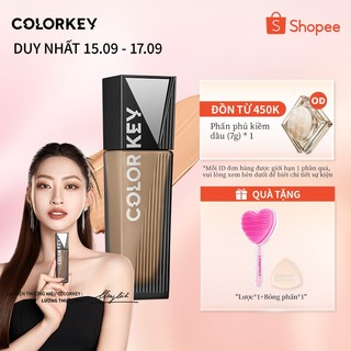 Kem nền COLORKEY dạng lỏng lâu trôi dưỡng ẩm kiềm dầu lâu trôi suốt 12 giờ