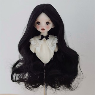  Tóc Giả Xoăn Cho Búp Bê Tỉ Lệ 1   6 bjd 28cm 16-17cm 