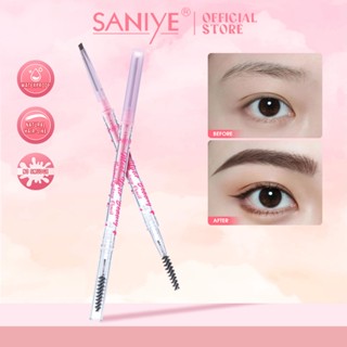  Saniye Bút chì kẻ mày hai đầu tự nhiên mịn màng Bút chì kẻ mày Trang điểm Bút tô màu lông mày M334 