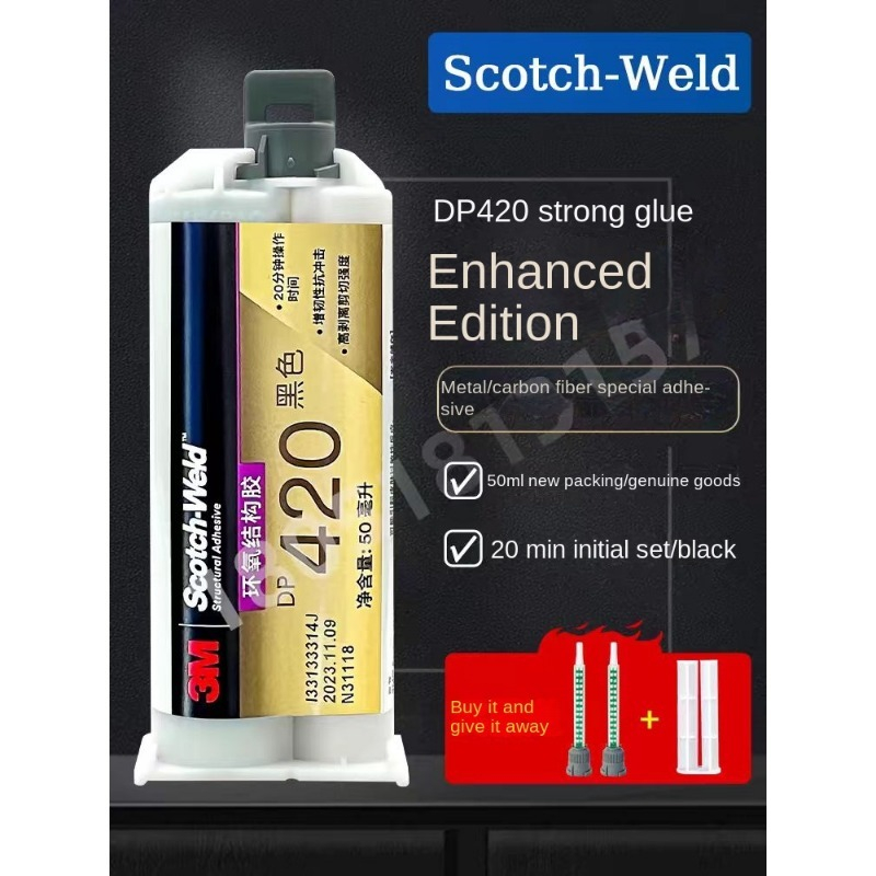 Keo AB 3M loại cứng dính cường độ cao keo kết cấu nhiệt độ cao keo dính nhựa epoxy hai thành phần mà