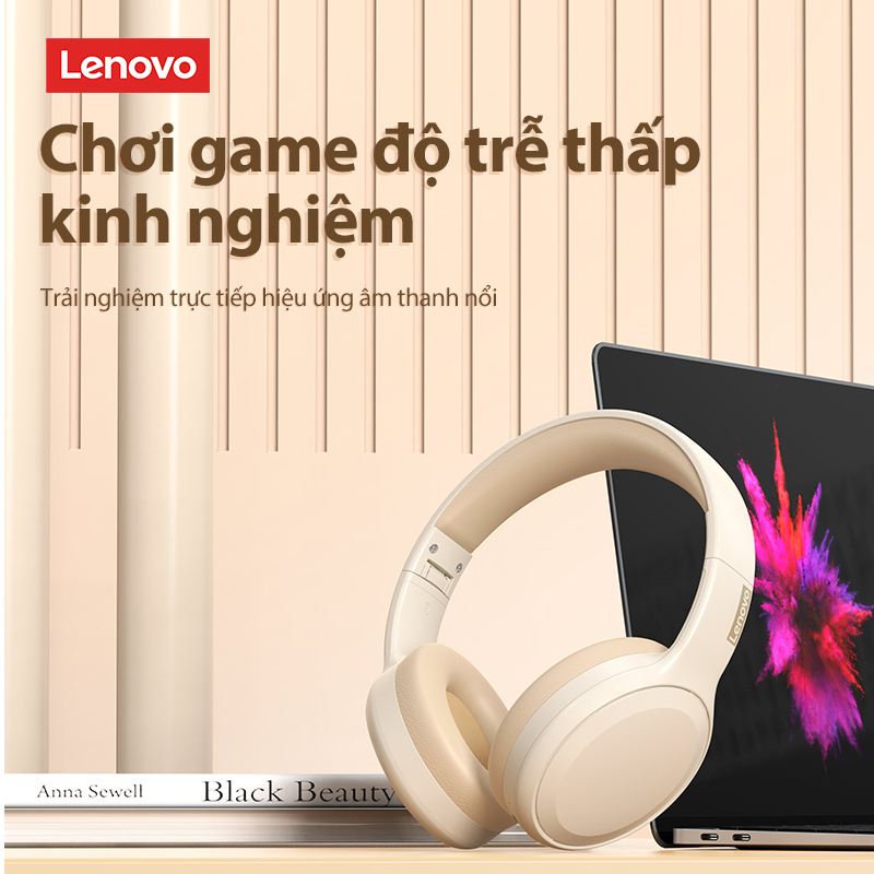 Tai Nghe Bluetooth Lenovo TH30  Độ trễ Thấp Giảm Tiếng ồn Gaming Music Có Mic | BigBuy360 - bigbuy360.vn