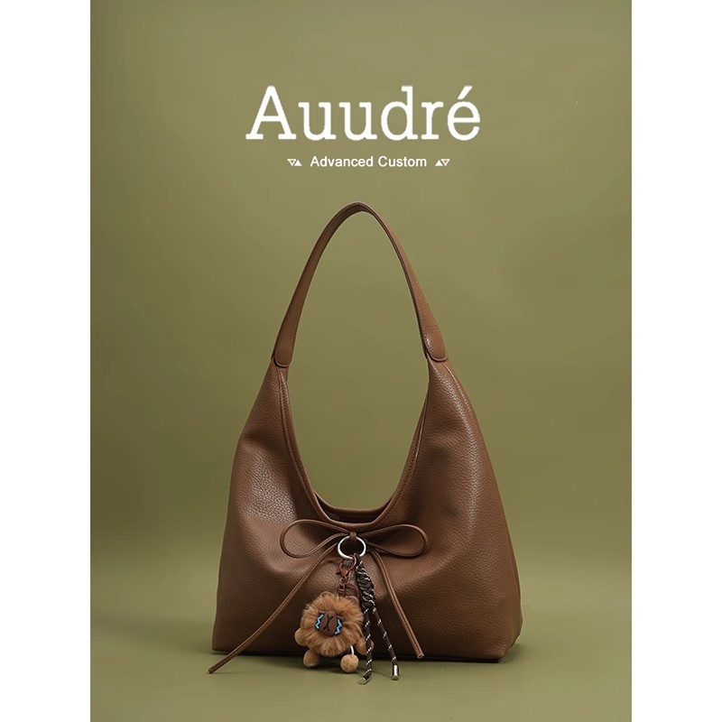 Auudre Bề Mặt Mềm Túi Dung Tích Lớn Nữ 2026 Phong Cách Mới Xuân Hè Túi Tote Một Vai