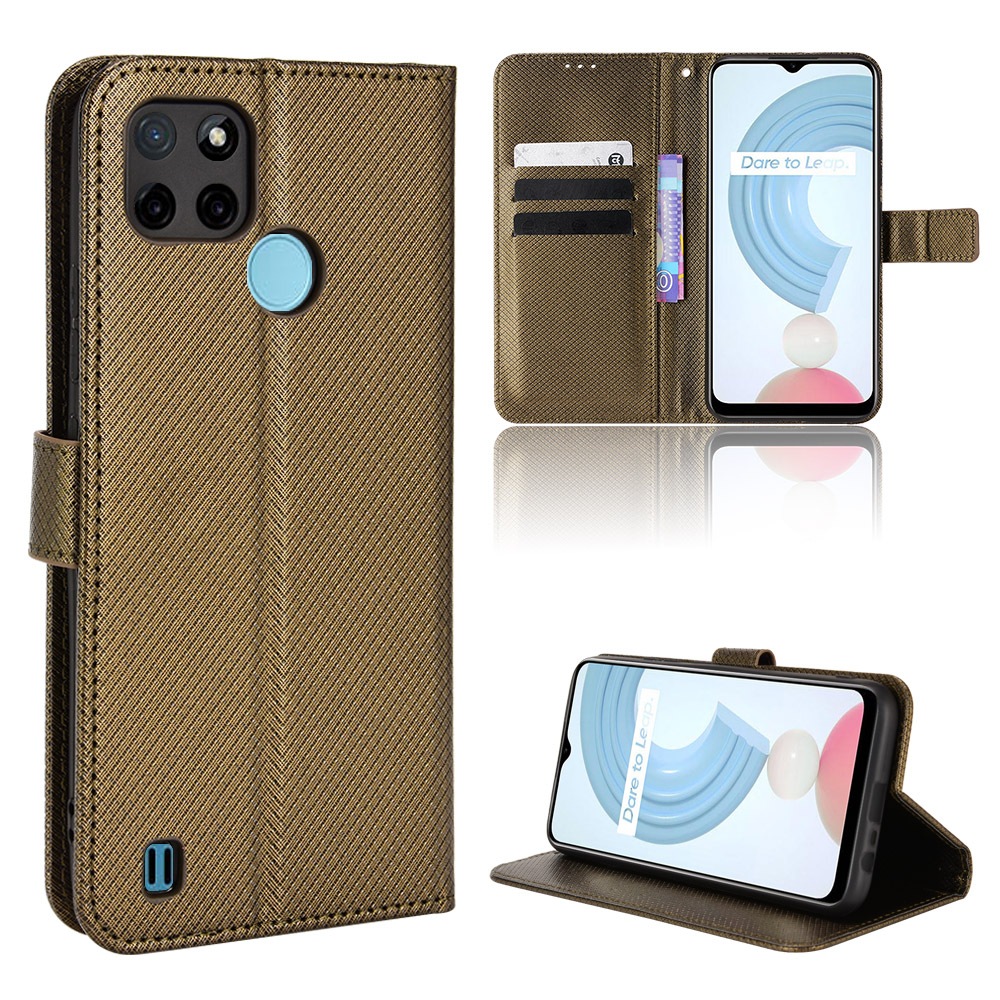 Ốp Lật Realme C21Y Ốp Lưng Ví Da PU Ốp lưng Realme C25Y