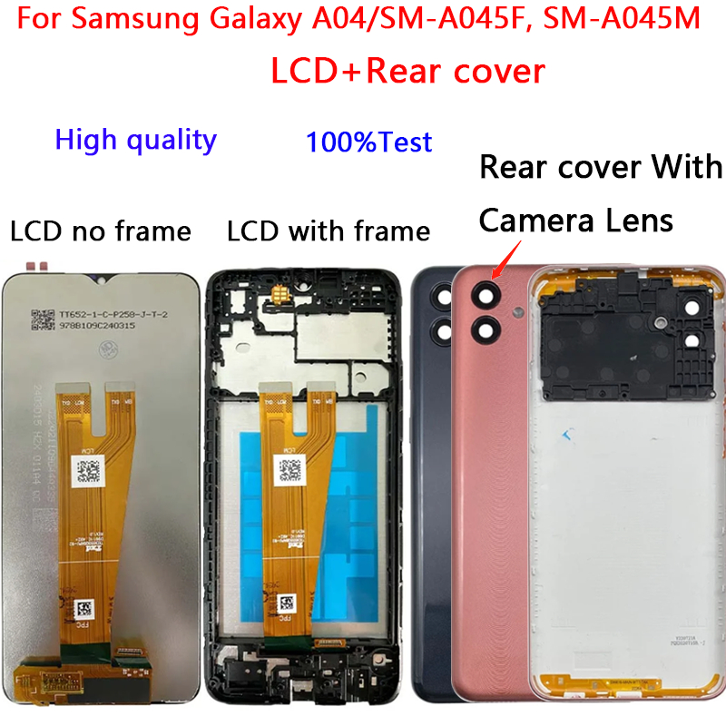 Màn Hình LCD Chất Lượng Cao Cho Samsung Galaxy A04 / SM-A045F, SM-A045F / DS, SM-A045M Màn Hình Cảm 