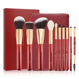 DAIKOU Set 10 Cọ Trang Điểm Kèm Túi Đựng Tiện Lợi