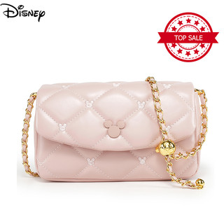 Disney Chính Thức Chính Hãng mickey Series Vui Vẻ Thời Trang Nữ Túi Da Màu Hồng Túi Đeo Vai Dễ Thương Dung Tích Lớn Túi BMK-71066