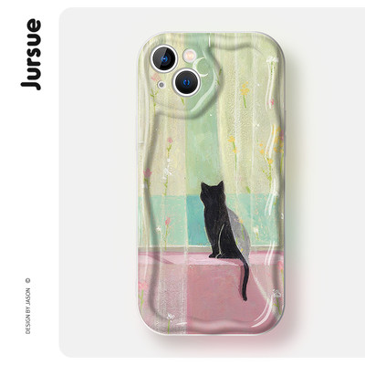 Ốp lưng JURSUE dễ thương đẹp độc lạ ngộ nghĩnh cho iPhone 17 16 15 14 13 12 ip 11 Pro Max GA022