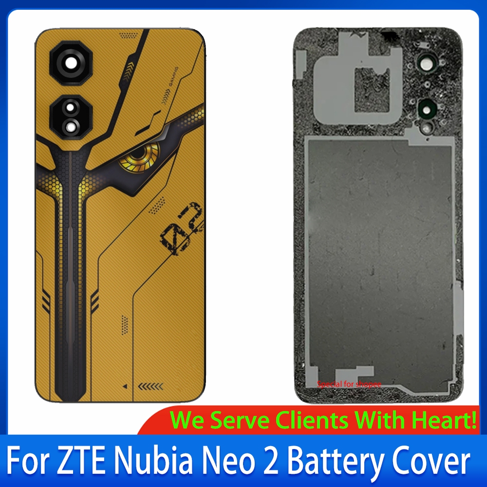 Dành Cho ZTE nubia Neo 2 5G Pin Có Ống Kính Máy Ảnh Cho ZTE nubia Neo 2 5G Khung Giữa Phía Sau Cửa N