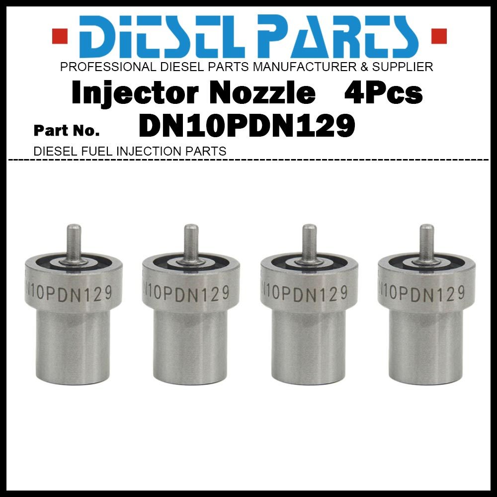 4 Cái / bộ Đầu phun nhiên liệu Diesel 105007-1290 DN10PDN129 NP-DN10PDN129 cho MITSUBISHI Pajero Mon