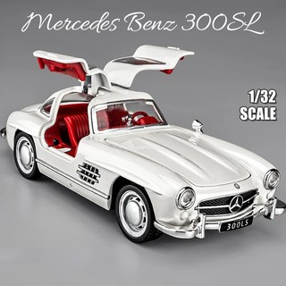  Tỉ Lệ 1: 32 Benz 300SL Hợp Kim Xe Mô Hình Diecast Xe Âm Thanh Ánh Sáng Xe Người Yêu Bộ Sưu Tập Trẻ Em Quà Tặng Sinh Nhật Kim Loại Bé Trai Đồ Chơi 