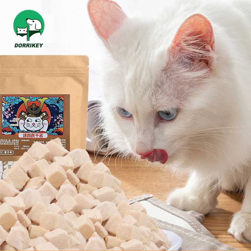 DORRIKEY Snack gà đông khô dạng viên 50g, gà đông khô HHMPS00843