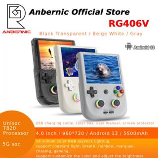 Máy chơi Game Android ANBERNIC RG406V Hệ thống Android 13 4 inch Bộ xử lý Unisoc T820 5G SOC