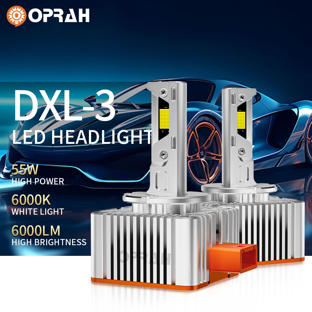 [2 CÁI] Bóng đèn pha ô tô LED 100W công suất cao 12000LM D3S D1S D2S D4S D5S D8S Đèn Turbo 6000K Bộ 