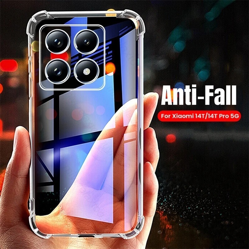 Dành Cho Xiaomi 14T Pro Ốp Lưng Silicon Trong Suốt Xiaomi 15T 15T Pro Xiaomi 14T 14T Pro Túi Khí Chố