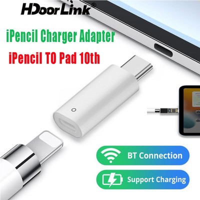 HdoorLink USB C sang pencil 1st Adapter ipencil 1st và Pad gen 10 Đầu nối sạc nối Bluetooth giữa