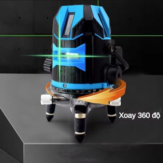 Máy Cân Bằng Laser 2-3 Tia xanh - (Đầu máy + pin + sạc ) không kèm chân ,màu sắc mẫu nhiên