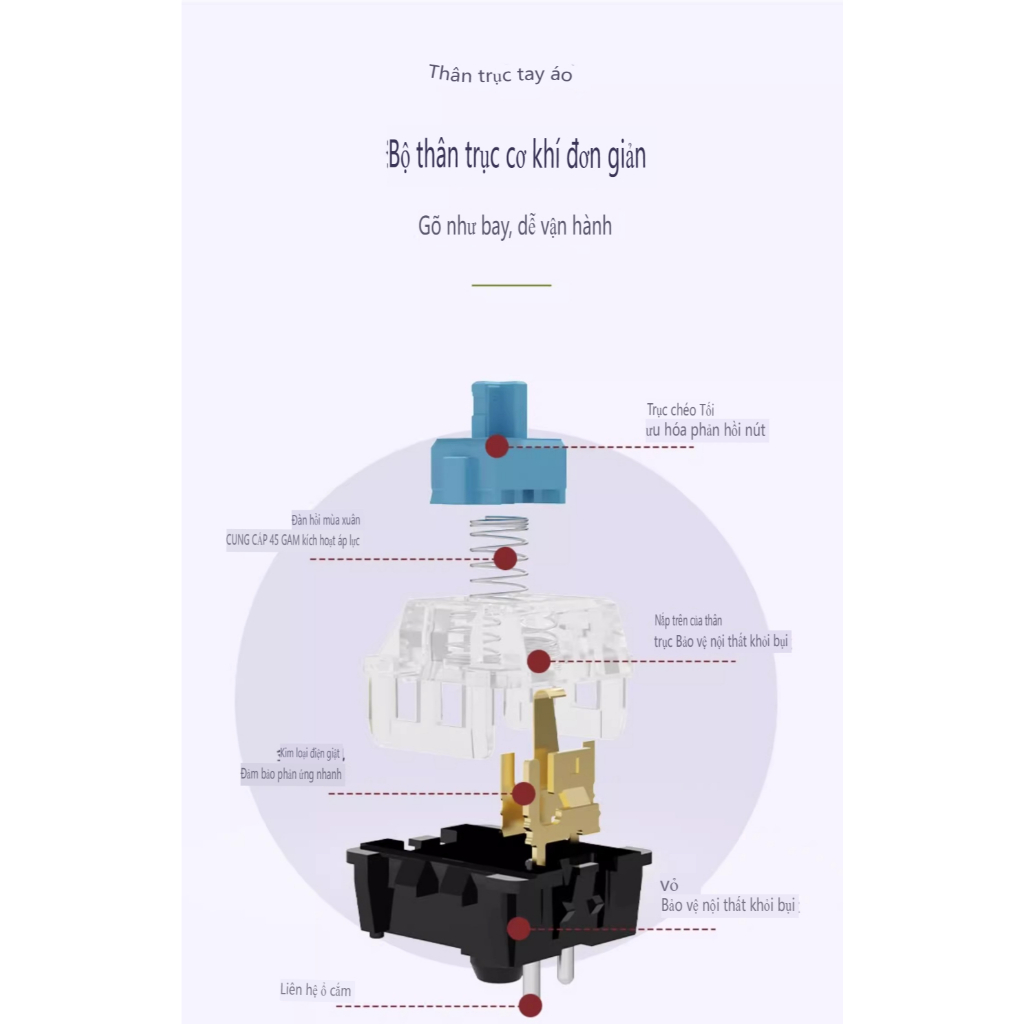 Bàn Phím Cơ AJAZZ AK680 Chơi Game Có Dây Nhỏ Gọn Laptop Trà Hoặc Công Tắc Đỏ 68 Phím | BigBuy360 - bigbuy360.vn