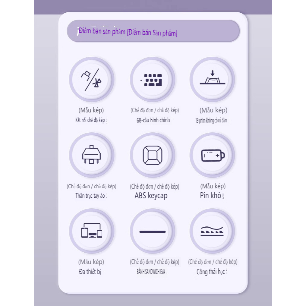 Bàn Phím Cơ AJAZZ AK680 Chơi Game Có Dây Nhỏ Gọn Laptop Trà Hoặc Công Tắc Đỏ 68 Phím | BigBuy360 - bigbuy360.vn