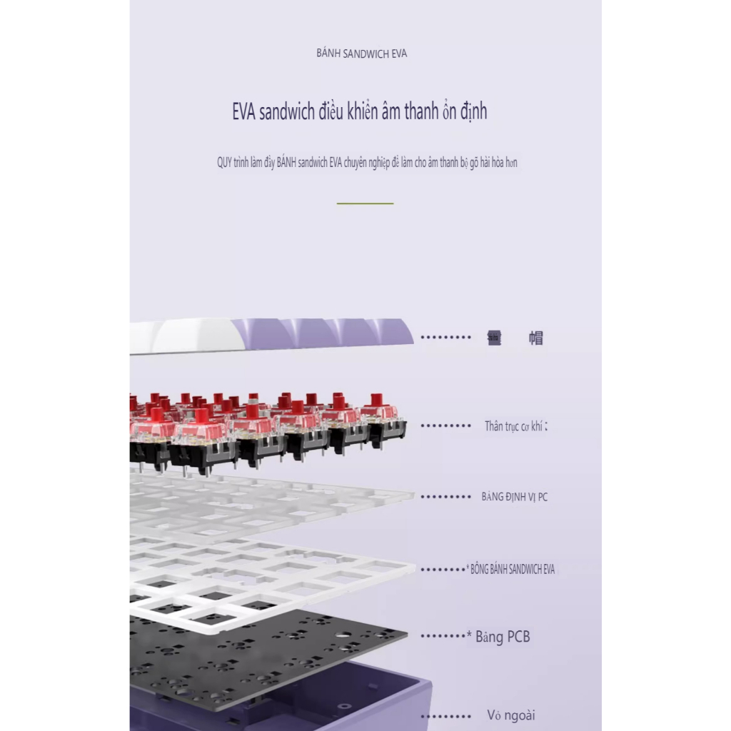 Bàn Phím Cơ AJAZZ AK680 Chơi Game Có Dây Nhỏ Gọn Laptop Trà Hoặc Công Tắc Đỏ 68 Phím | BigBuy360 - bigbuy360.vn