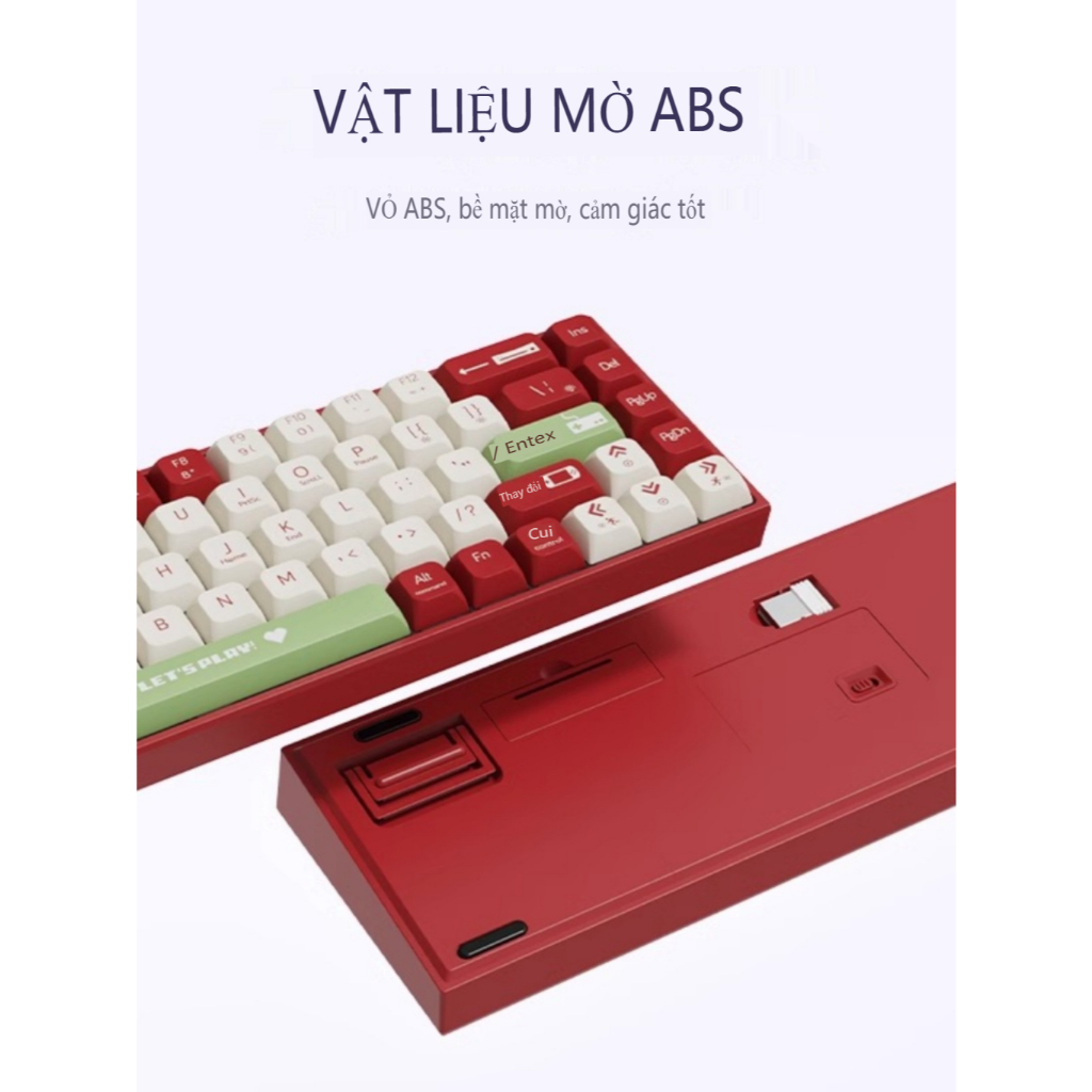 Bàn Phím Cơ AJAZZ AK680 Chơi Game Có Dây Nhỏ Gọn Laptop Trà Hoặc Công Tắc Đỏ 68 Phím | BigBuy360 - bigbuy360.vn