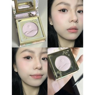  Girlcult × Mountain & Sea Classic Matte Highlight Brightening Face Fill Tears Furrow Peach Flower Source Expansive Color Soft Mist Blush 