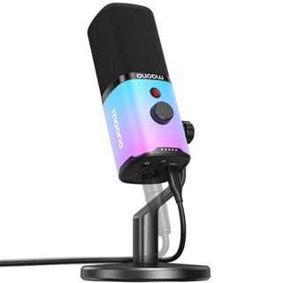 Bộ micrô chơi game năng động Maono PD100X RGB Bộ micrô chế độ kép USB / XLR có phần mềm, tắt tiếng, điều khiển âm lượng cho PC, điện thoại, phát trực tuyến, chơi game, qua giọng nói, ghi âm