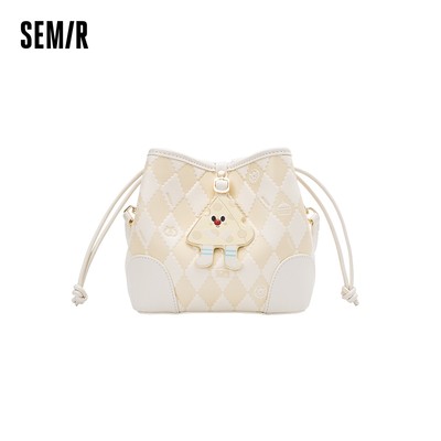 Semir Túi Xô Nữ Semir 2024 Mới Kích Thước Nhỏ Và Lớn Túi Đeo Ngang Dung Tích Lớn Túi Đeo Vai Túi Dây Rút Phong Cách Bestie