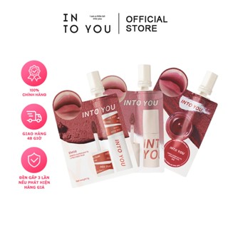 [Sản phẩm mới] Son môi đóng gói INTO YOU di động và dễ mang theo thương hiệu màu cổ điển chống dính môi bùn bóng son bóng đóng gói