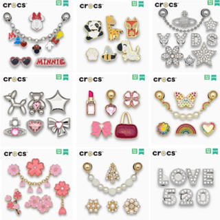 Kim Loại jibbitz crocs charm Khóa Giày Kim Cương Chất Lượng Cao Đá Quý Khóa Phụ Kiện Giày Thời Trang