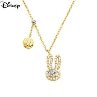 Sản phẩm chính hãng Disney Disney, Bạc S925 tiêu chuẩn, Mặt dây chuyền thỏ, Có thể giặt được, Không phai màu, Dây chuyền mặt dây chuyền Disney, Quà tặng ngày lễ tình nhân, Quà tặng Giáng sinh, Quà tặng Halloween, Quà tặng ngày của mẹ.