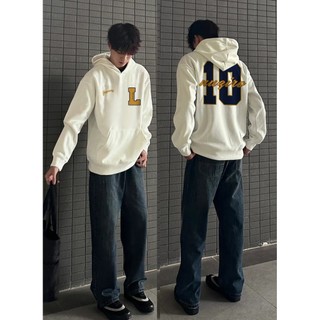 PEAR DODO Áo hoodie cổ điển Mỹ bé trai mùa đông in kỹ thuật số dáng rộng áo thường ngày