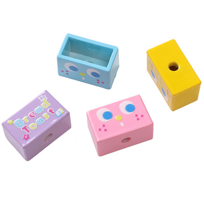 Hạt in acrylic hình bánh mì nướng dễ thương để làm đồ trang sức DIY Phụ kiện vòng cổ