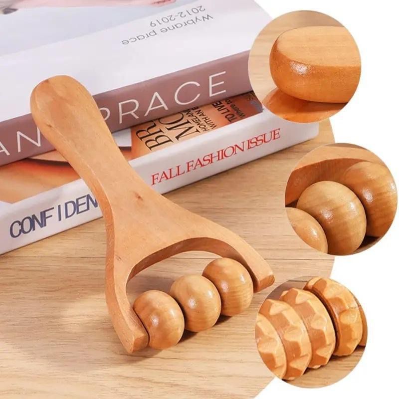 1 Máy Mát Xa Trị Liệu Massage Con Lăn Đầu Cổ Giảm Đau Cơ Dụng Cụ Trị Liệu Phản Quang Cơ Thể Guasha Đa Năng Máy Mát Xa Tay Mini Dụng Cụ Massage Chân