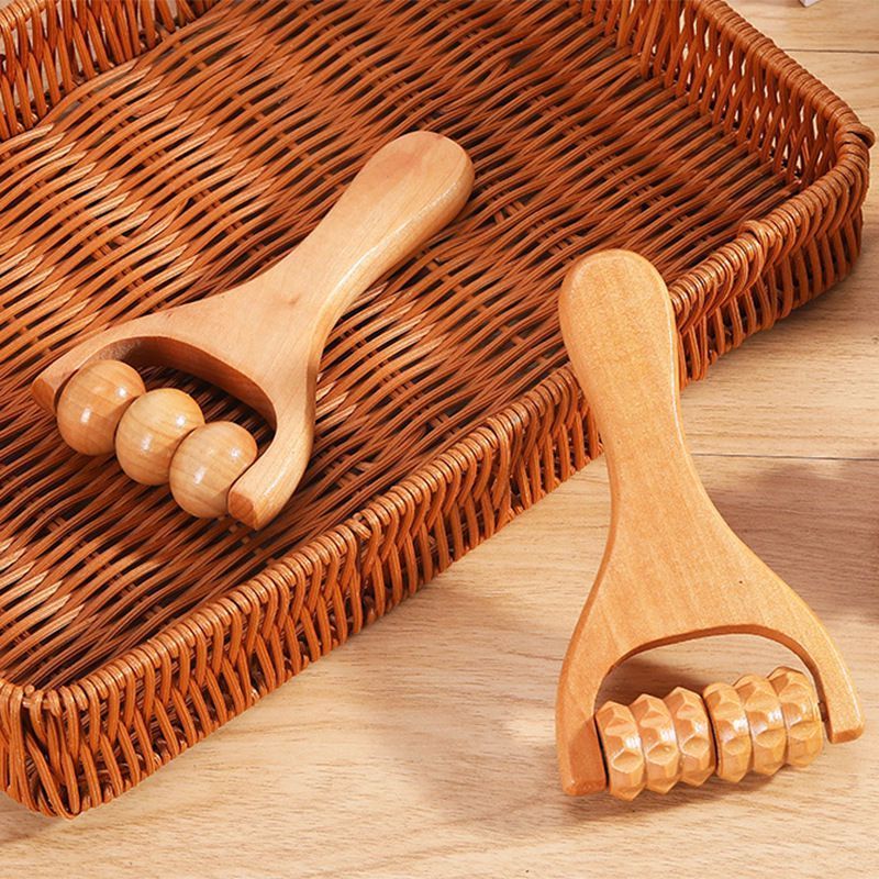 1 Máy Mát Xa Trị Liệu Massage Con Lăn Đầu Cổ Giảm Đau Cơ Dụng Cụ Trị Liệu Phản Quang Cơ Thể Guasha Đa Năng Máy Mát Xa Tay Mini Dụng Cụ Massage Chân