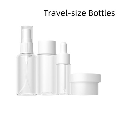 Chai rỗng LAIKOU Chai cỡ du lịch 17ml / 20ml / 15g / 30ml dành cho Serum Cream Toner Di động dành cho doanh nghiệp du lịch