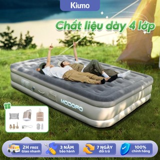 Đệm tự bơm hơi thông minh Cắm trại hoặc gia đình (Bao gồm gối và máy bơm điện)