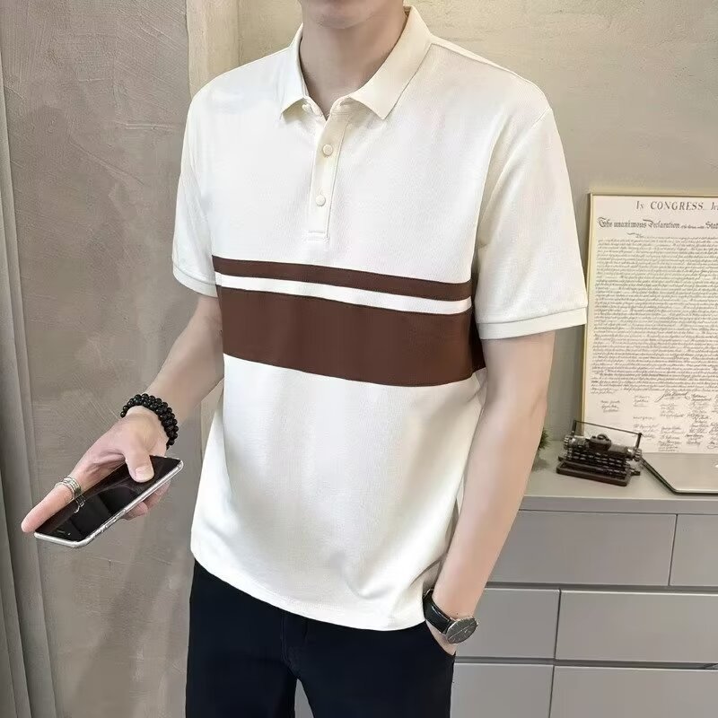 Áo Thun Polo Nam Ngắn Tay Form Rộng Thời Trang Hàn Quốc Dành Cho Nam Fashion áo thun nam có cổ áo ph
