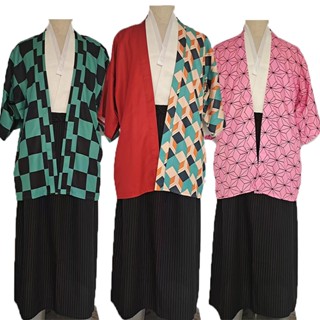 Màu Sắc Truyền Thống Nhật Bản Samurai Kimono Dành Cho Nam Yukata Tắm Áo Hekoobi Rời Phong Cách Xông Hơi Mặc Homewear Thắt Lưng Áo Dài Cotton