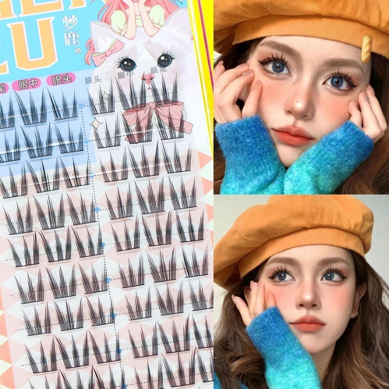 Manga Lông Mi Mềm Mại Tự Nhiên Lông Mi Dày Lông Mi Giả Manga Lông Mi Hẹn Hò Hàng Ngày Trang Điểm Lôn