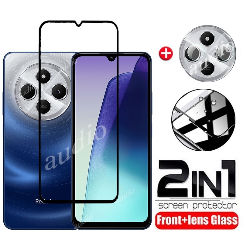 Redmi 14C 4G Phim Kính Cường Lực 2in1 Cho Redmi 14c Redmi14c 4G 5G 2024 Bảo Vệ Màn Hình Phim Ống Kín
