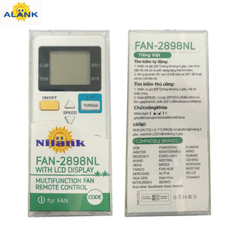Alank— Hàng chuẩn100% Remote Điều khiển Quạt đa năng Quạt Wall fan /ceiling fan /viling fan FAN-2898NL