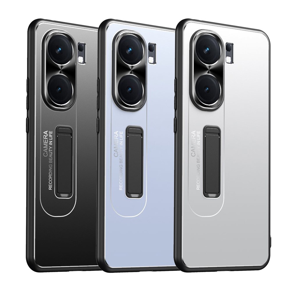 Ốp điện thoại mờ mờ Vivo IQOO NEO 9 9S Pro Plus Vỏ chân đế Ẩn khung bảo vệ điện thoại